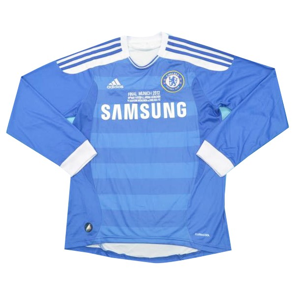 Maillot Football Chelsea Domicile ML Retro 2011 2012 Bleu